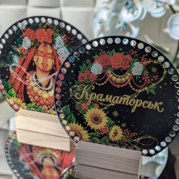 Акрилові боковинки для сумки Мотанка Краматорськ  — круглий обріз 18 × 20